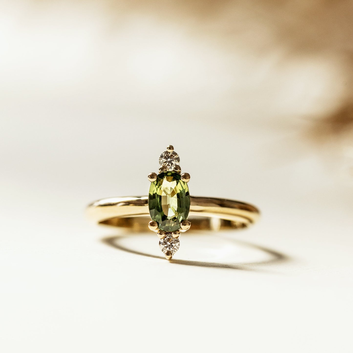 Custom Peridot Ring