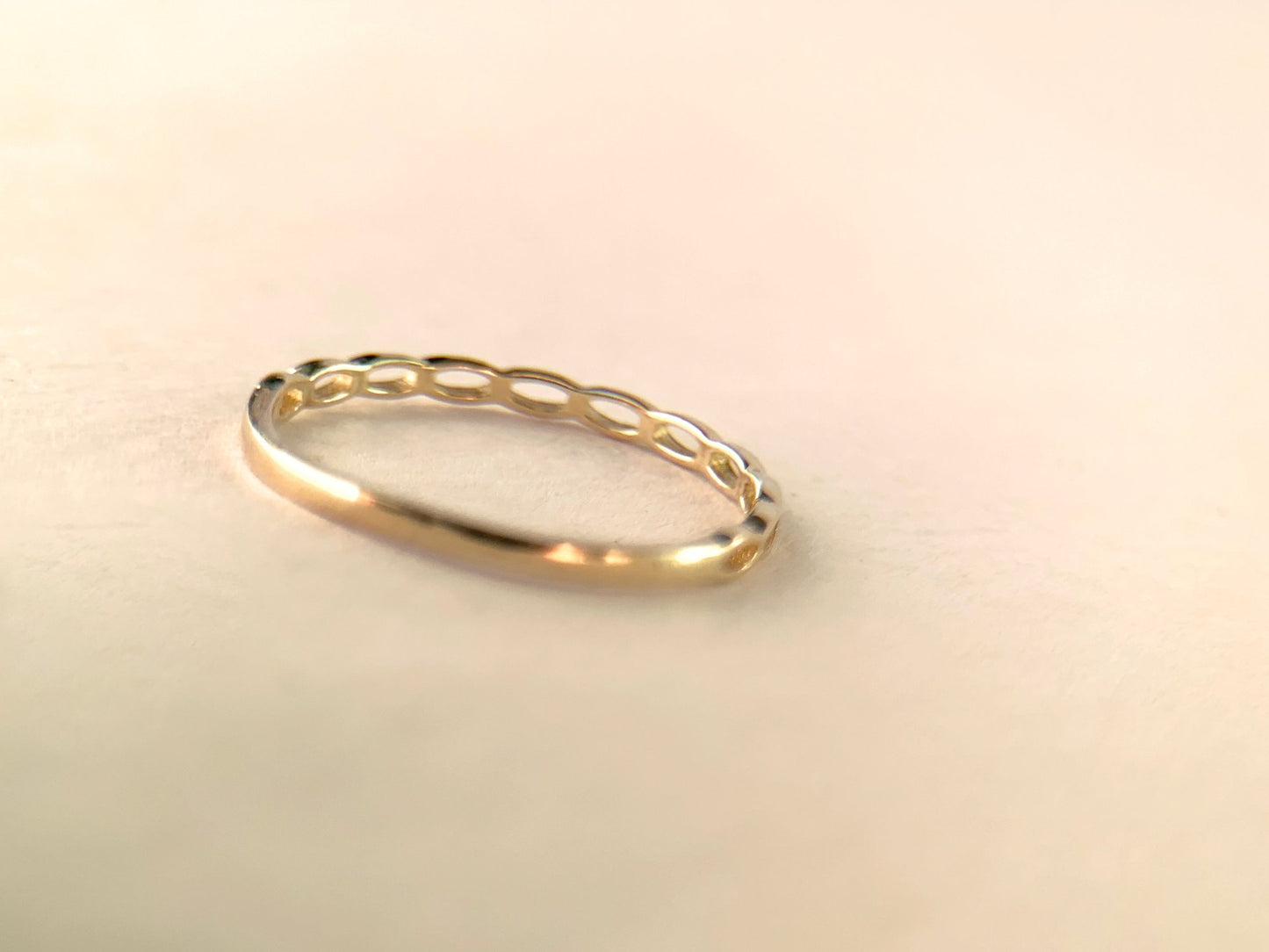 Infinity Gold Ring
