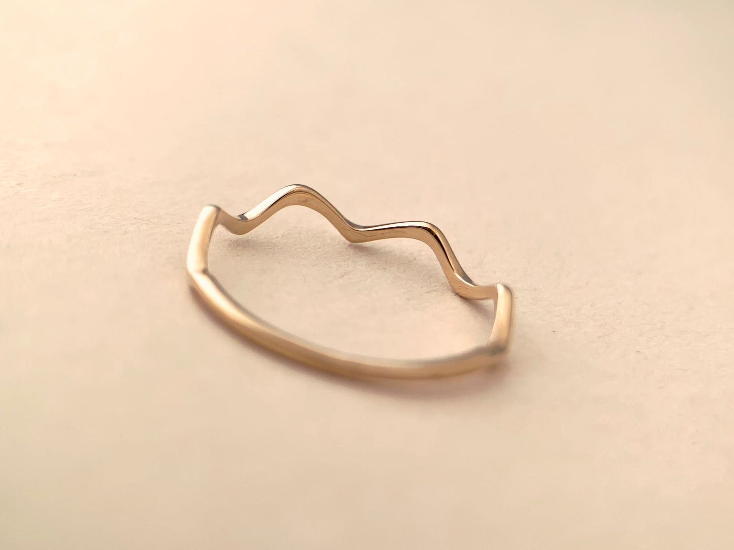 Wave Gold Ring
