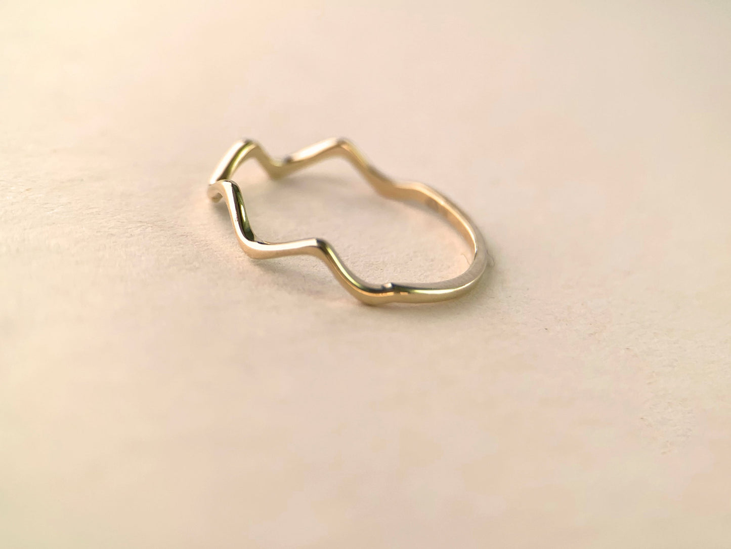 Wave Gold Ring
