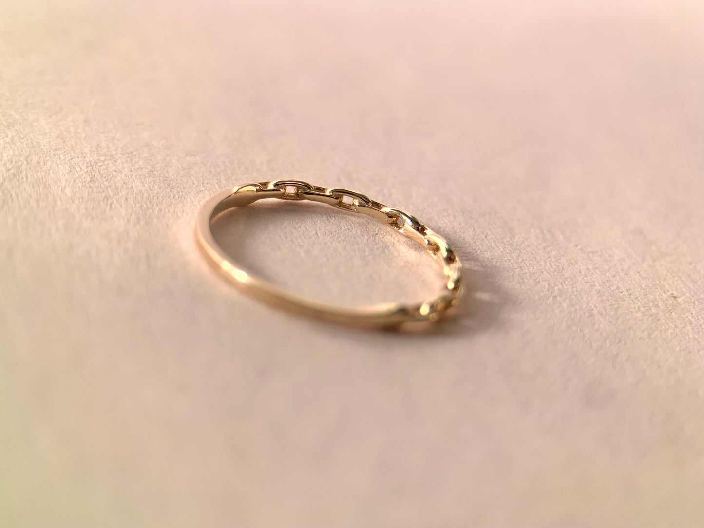 Chain-style Gold Ring