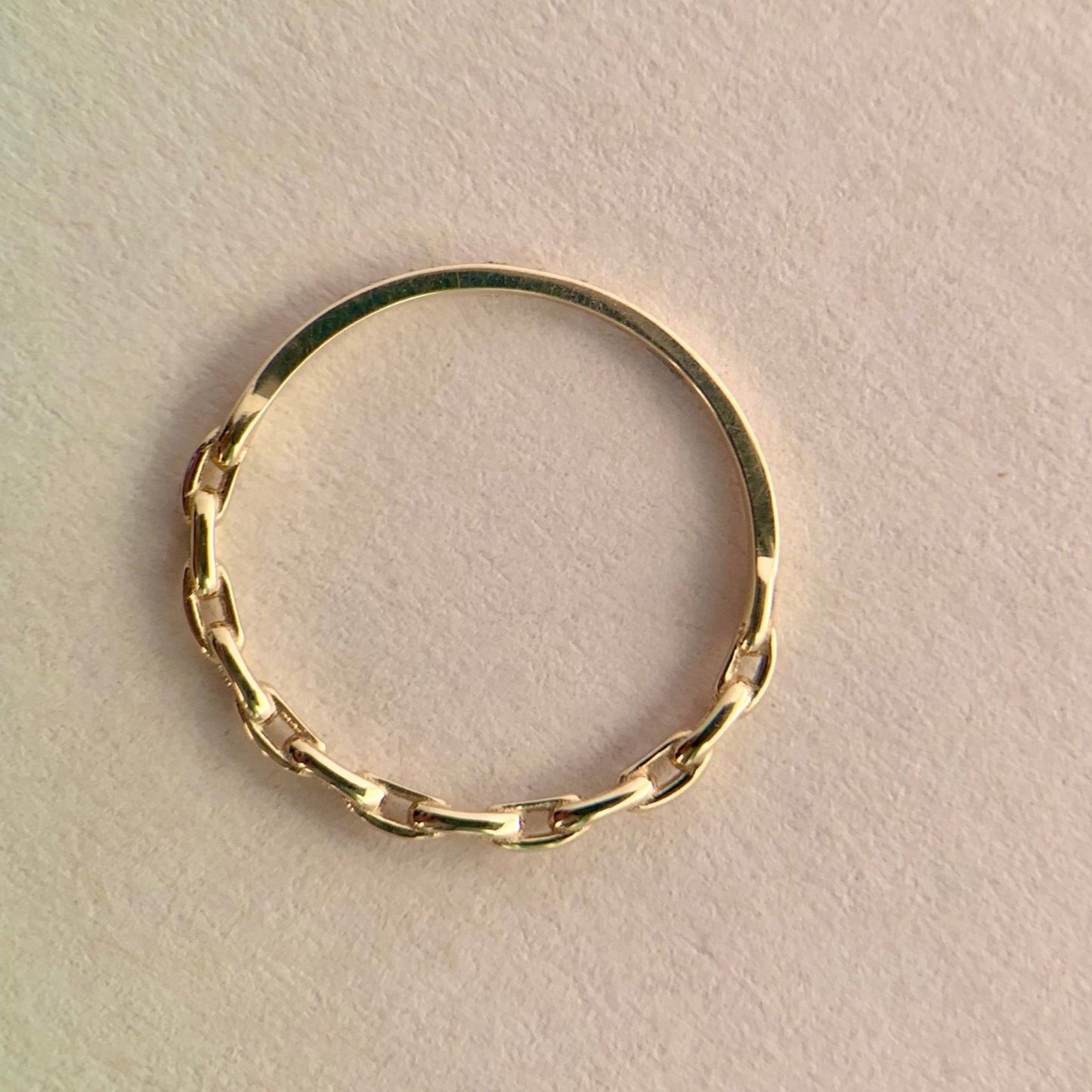 Chain-style Gold Ring