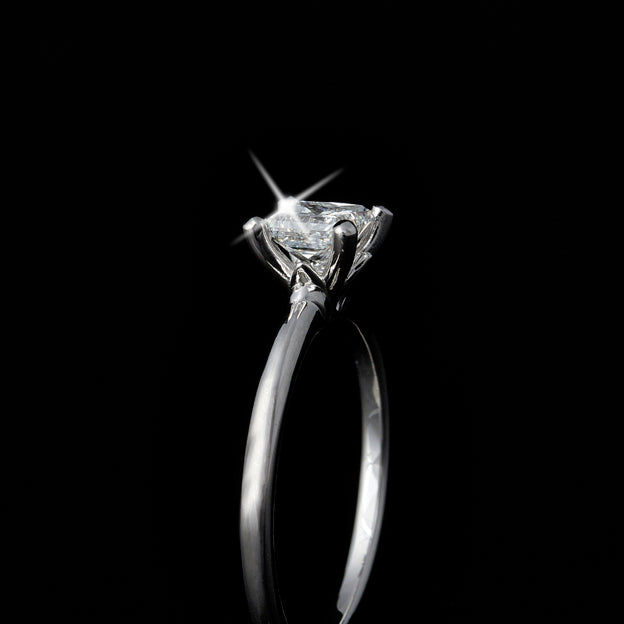 Princess Cut Diamond Solitaire Engagement Ring