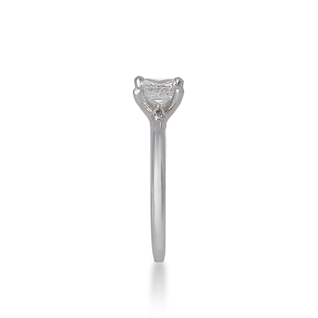 Princess Cut Diamond Solitaire Engagement Ring