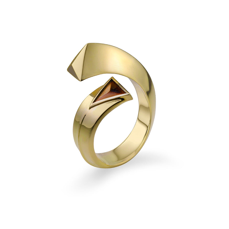 Artemis 18k Yellow Gold Twisted Ring