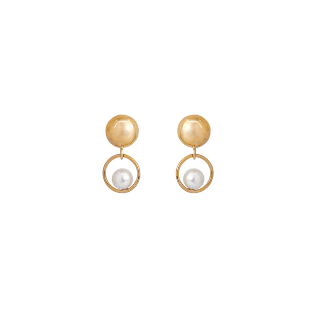 Swinging Pearl Earrings