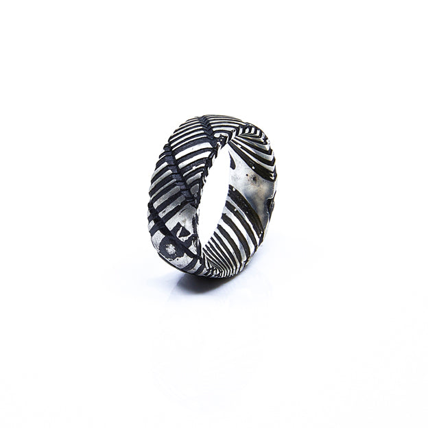 Rough Silver Ring #003
