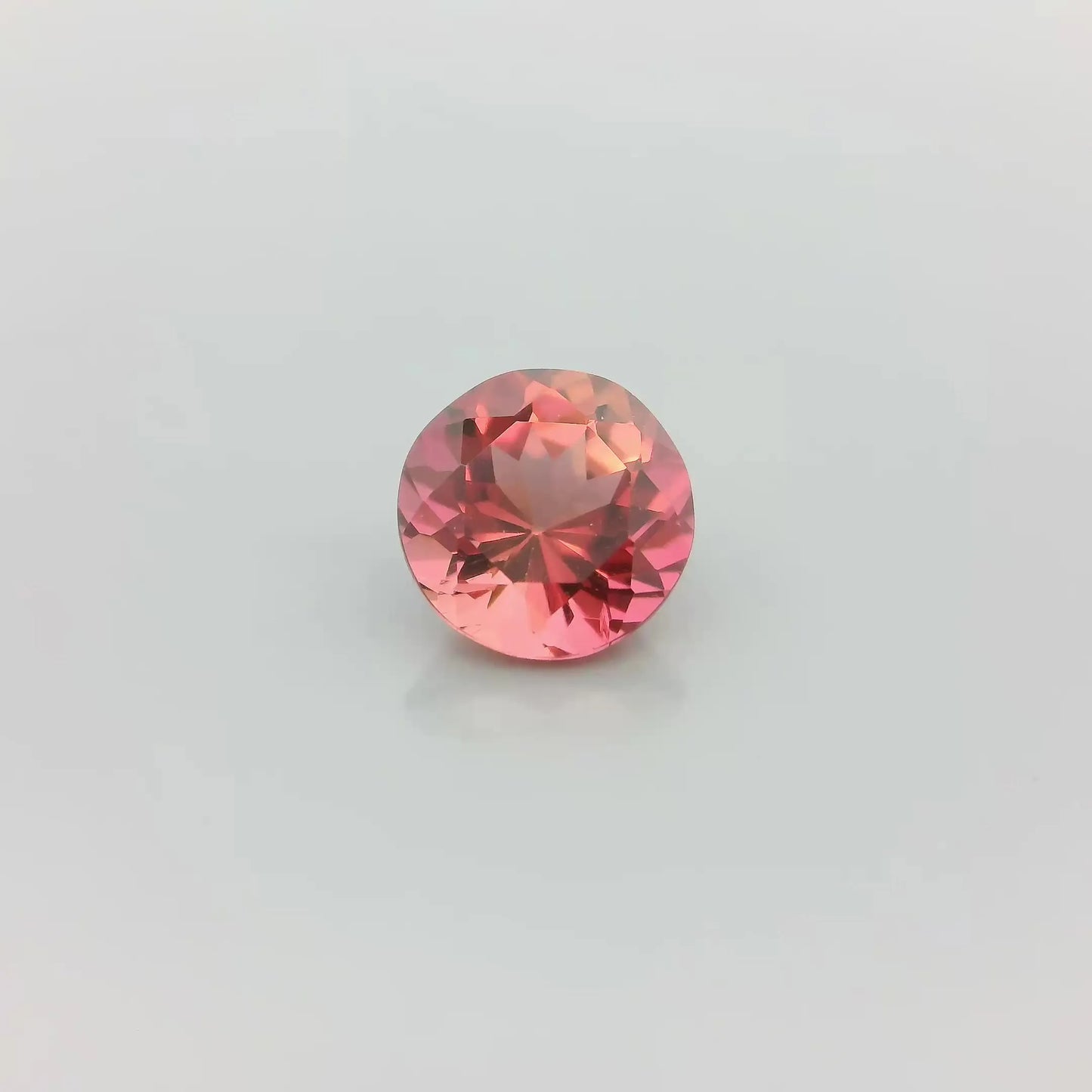 0.87ct Round Natural Tourmaline (Colour Pink, Clarity Slightly Included, Cut Faceted)