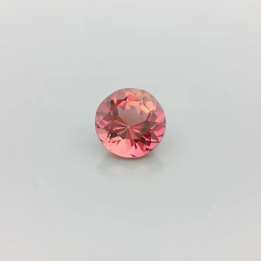 0.87ct Round Natural Tourmaline (Colour Pink, Clarity Slightly Included, Cut Faceted)