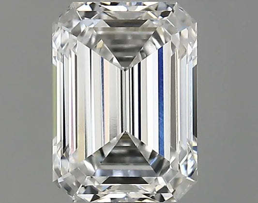 1.66ct Emerald Lab Grown Diamond (Colour D, Clarity VVS2, IGI Certified)