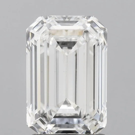 1.83ct Emerald Lab Grown Diamond (Colour E, Clarity VVS2, IGI Certified)
