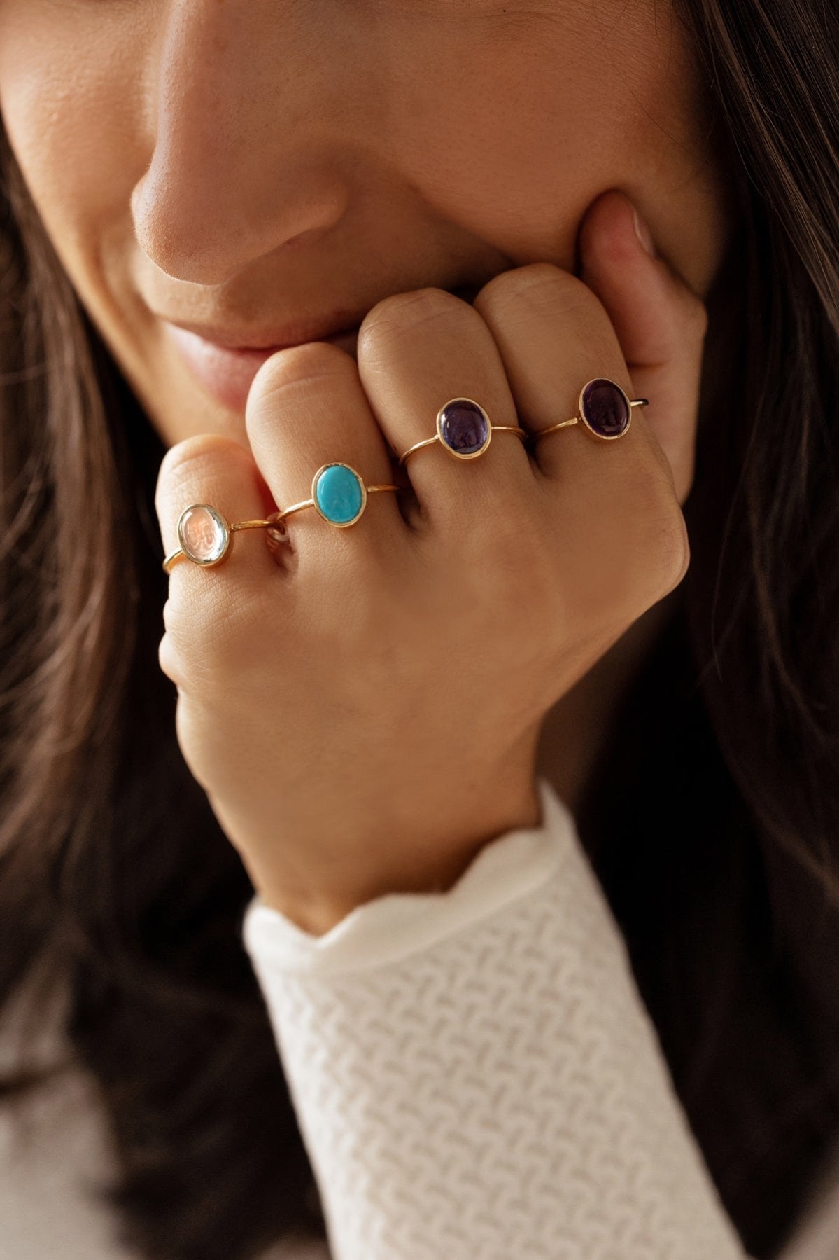 Turquoise in 10K Yellow Gold Ring