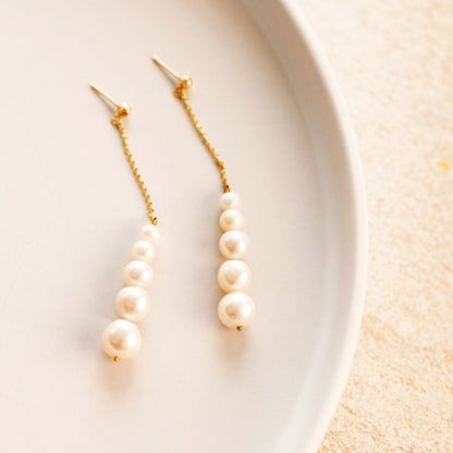 Natural Freshwater Pearl Stud Threaders
