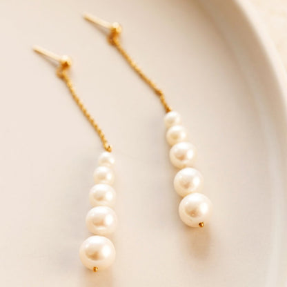 Natural Freshwater Pearl Stud Threaders