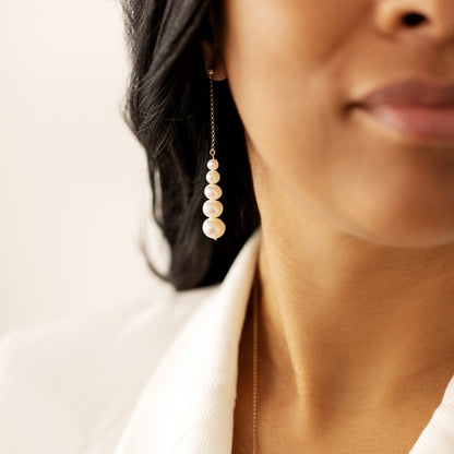 Natural Freshwater Pearl Stud Threaders