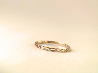 Infinity Gold Ring