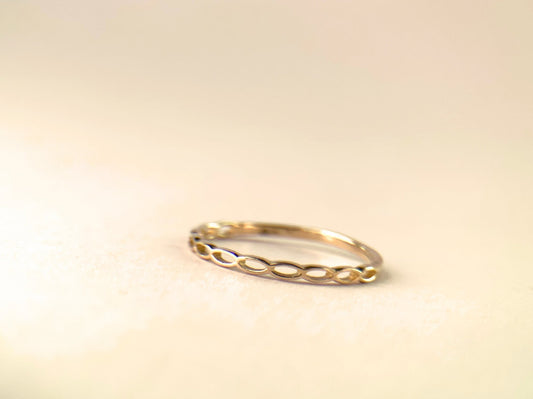 Infinity Gold Ring