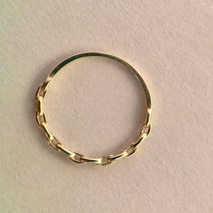Chain-style Gold Ring