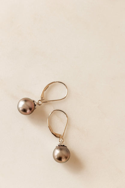 Tahitian Pearl Drop Earrings