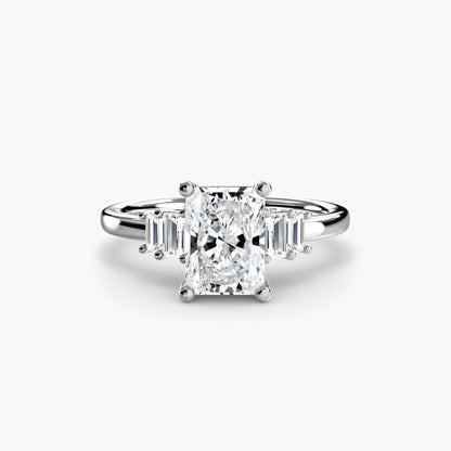 Baguette Accent Solitaire