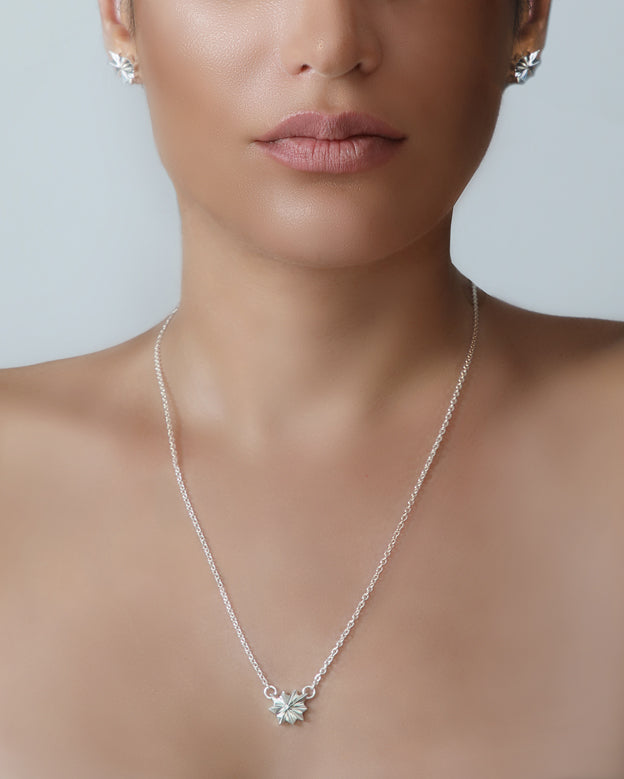 Small Star Silver Necklace