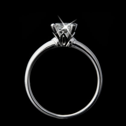 Princess Cut Diamond Solitaire Engagement Ring