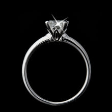 Load image into Gallery viewer, Princess Cut Diamond Solitaire Engagement Ring