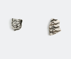 Etched Earring Studs