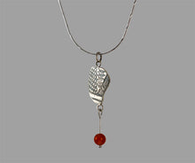 Load image into Gallery viewer, Carnelian Etched Necklace