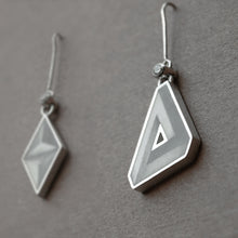 Load image into Gallery viewer, Asymmetrical Illusion Earrings