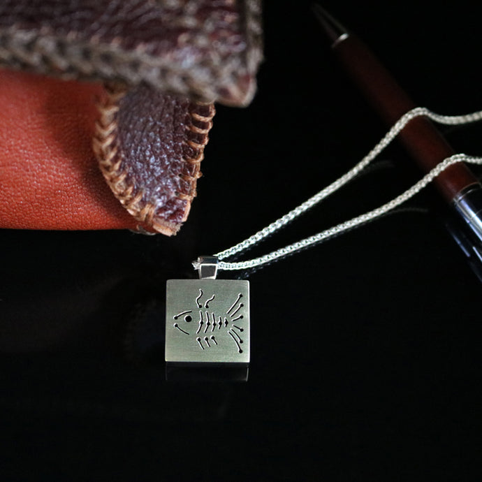 Hollow Fish Necklace