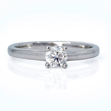 Load image into Gallery viewer, Classic Solitaire Round Diamond Engagement Ring