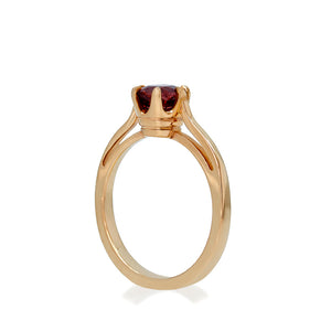 Gold Spinel Engagement Ring