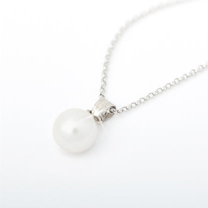 Single White Pearl Necklace