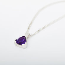 Load image into Gallery viewer, Trillaint Amethyst Necklace &amp; Earring Set
