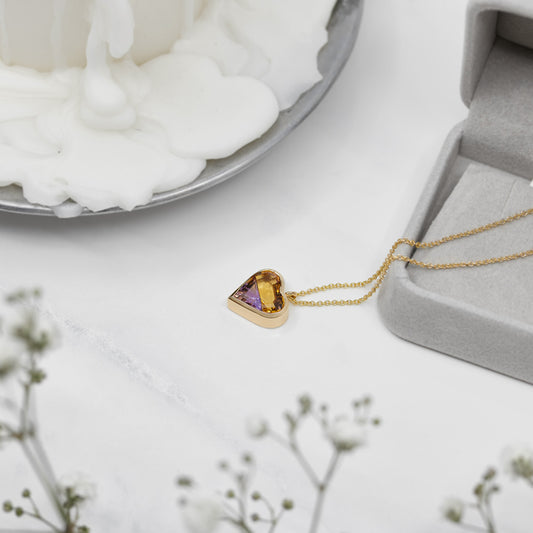 Ametrine Gold Necklace