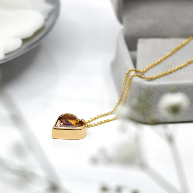 Ametrine Gold Necklace