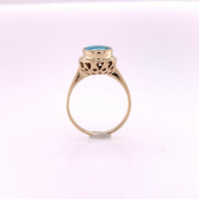 Load image into Gallery viewer, Turquoise Gold Ring