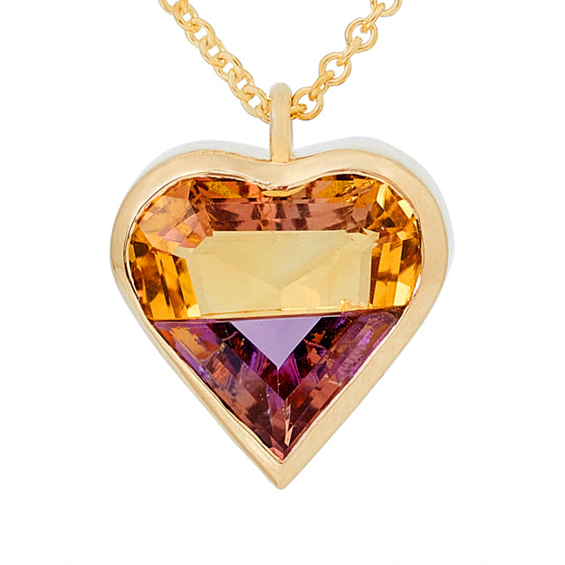 Ametrine Gold Necklace