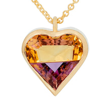 Load image into Gallery viewer, Sold out- Ametrine Gold Necklace