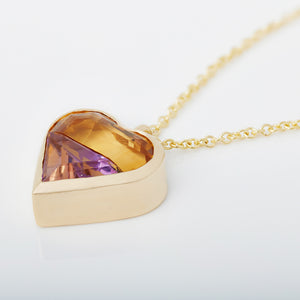 Sold out- Ametrine Gold Necklace
